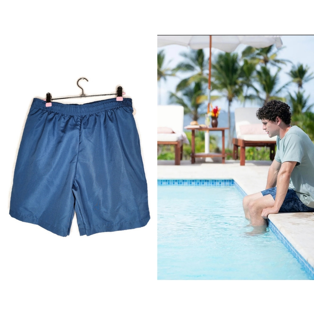 Bronzini Active Talla Shorts in Azul Size L and XL